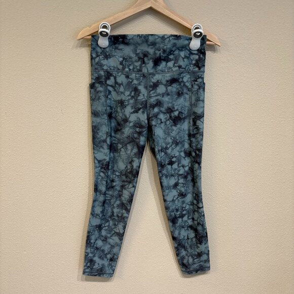 Athleta Salutation Stash Pocket II Printed 7/8 Tight Leggings - Picture 1 of 4